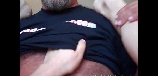  DaddyDater Hairy Dad Fucks Me and Blows his Load